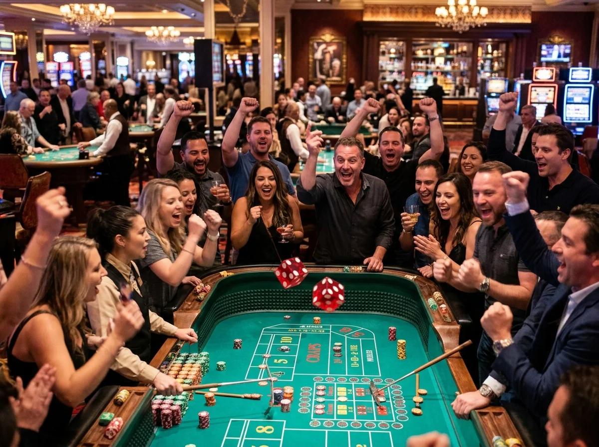 Craps live bord på Holyluck Casino