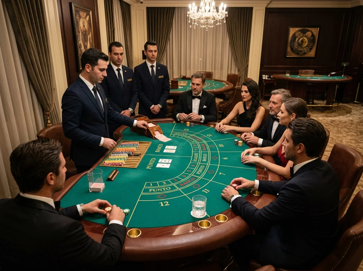 Baccarat Punto bordsspel på Holyluck Casino